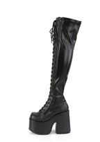 Camel-300 Platform Thigh High Boots