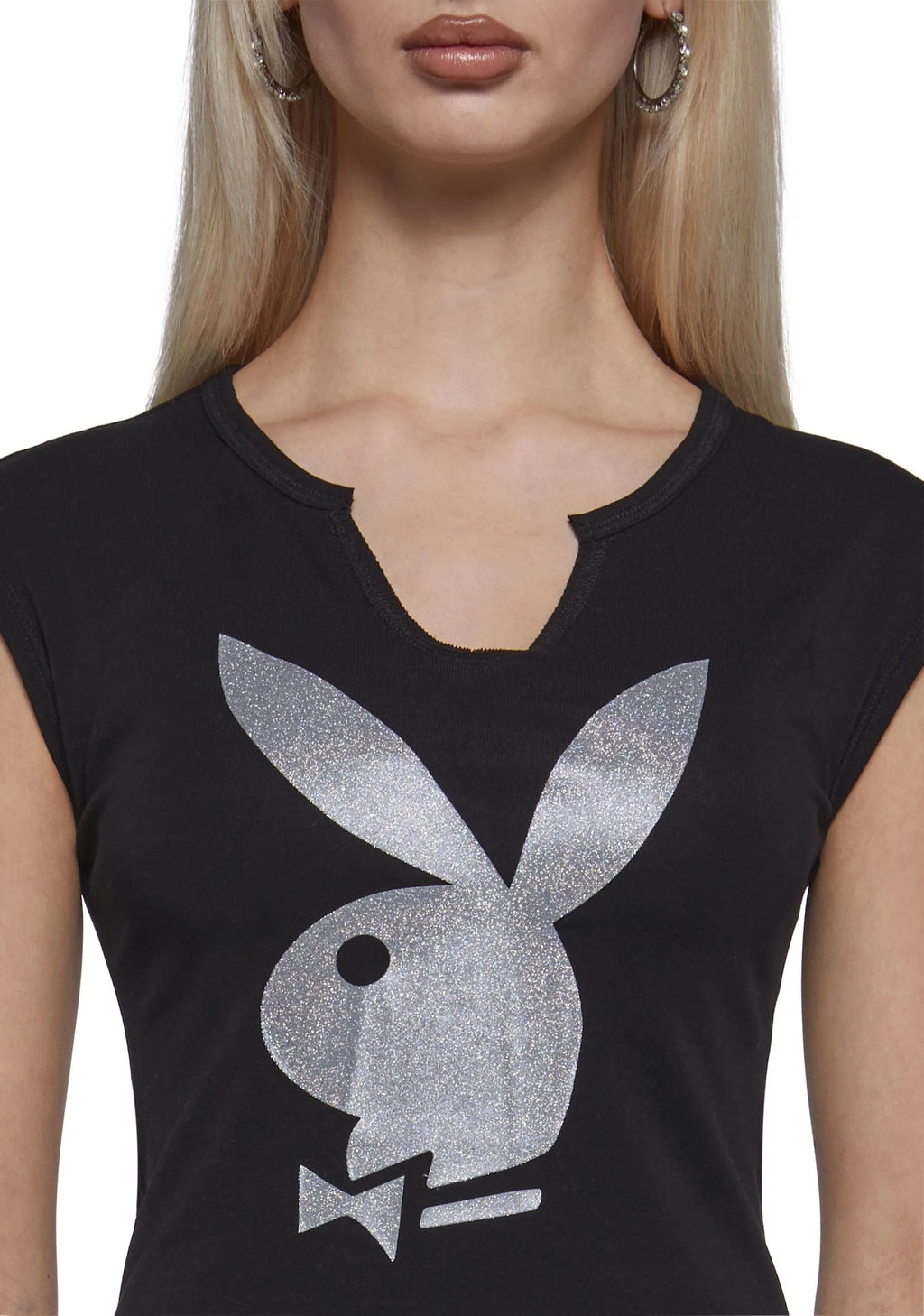 Playboy Bunny Glitter Tee