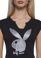 Playboy Bunny Glitter Tee