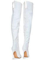 Courtly-3015 Glitter Thigh High Boots