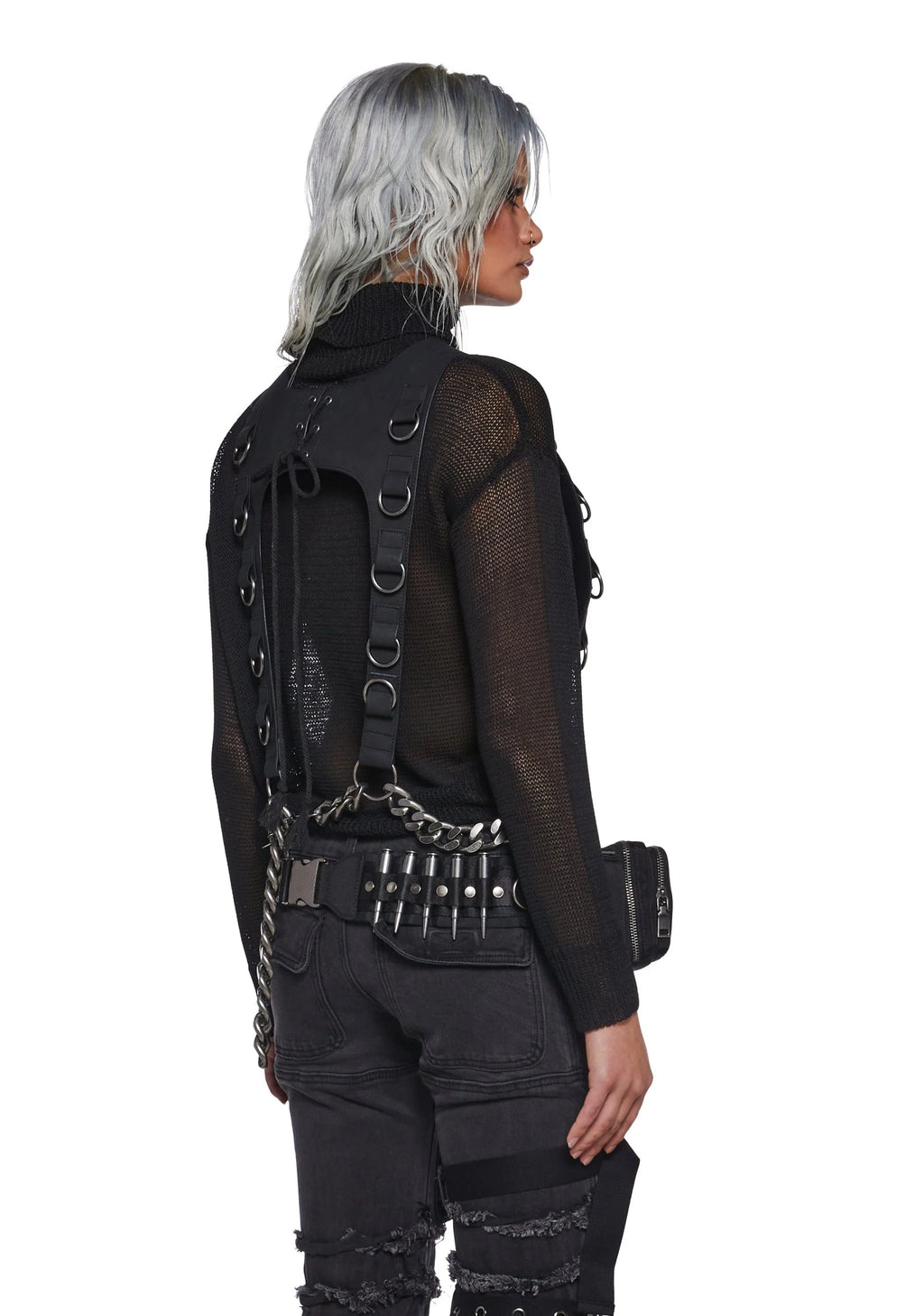 Warp Chain Harness Sweater