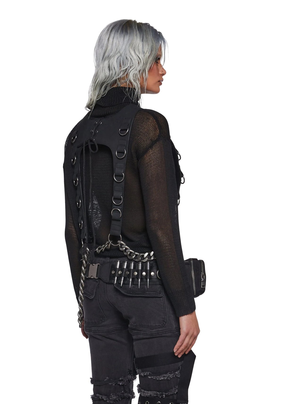 Warp Chain Harness Sweater