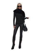 Step Up Long Sleeve Top – Black