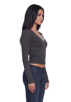 Pretty And Petty Long Sleeve Top