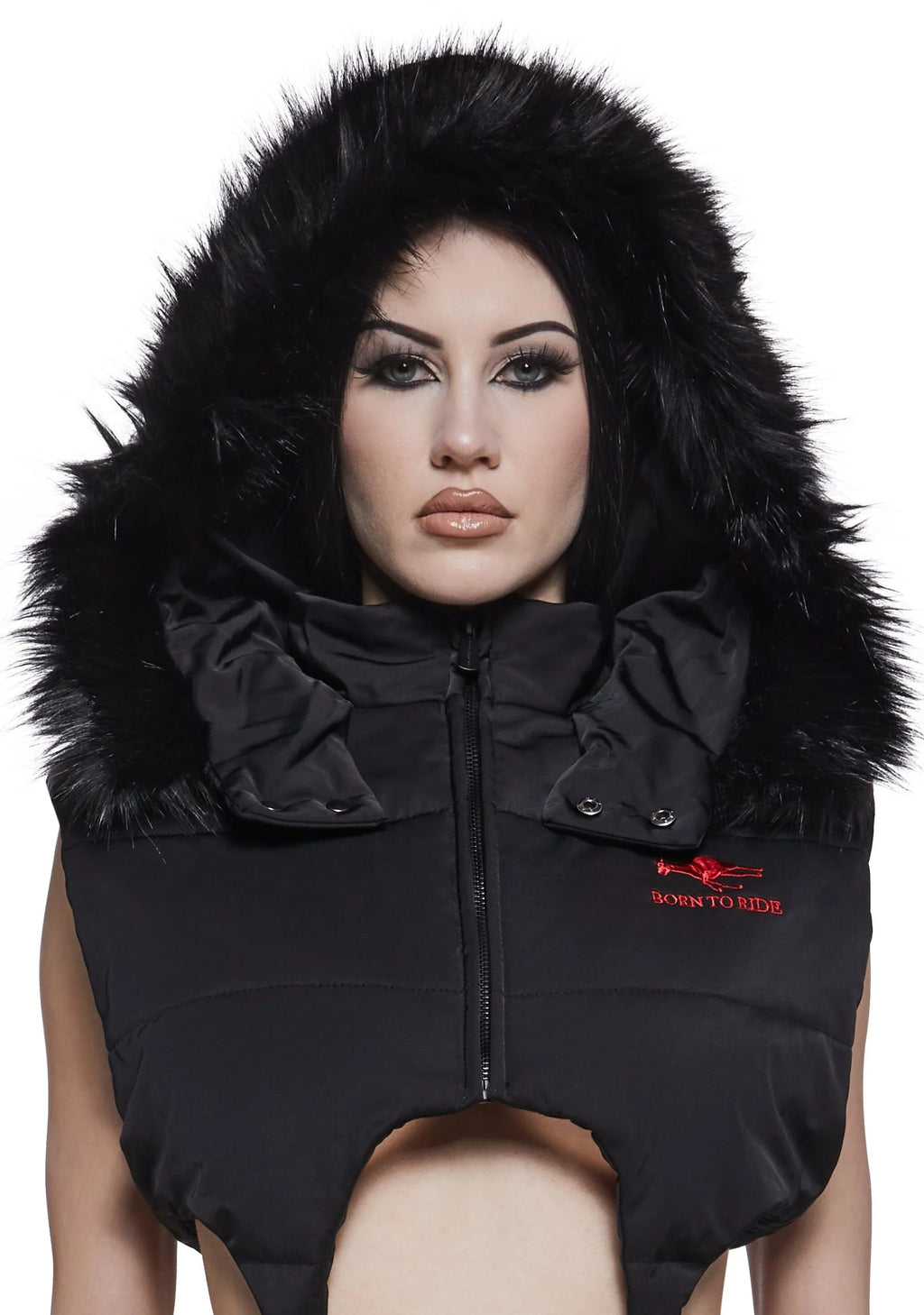 Born To Ride Puffer Vest