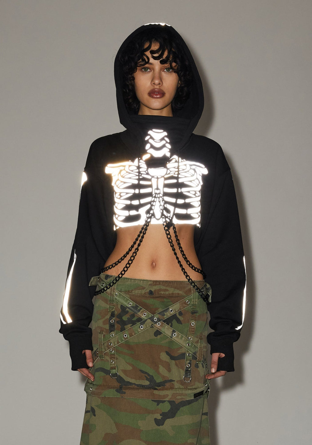 Flesh N’ Bones Reflective Hoodie
