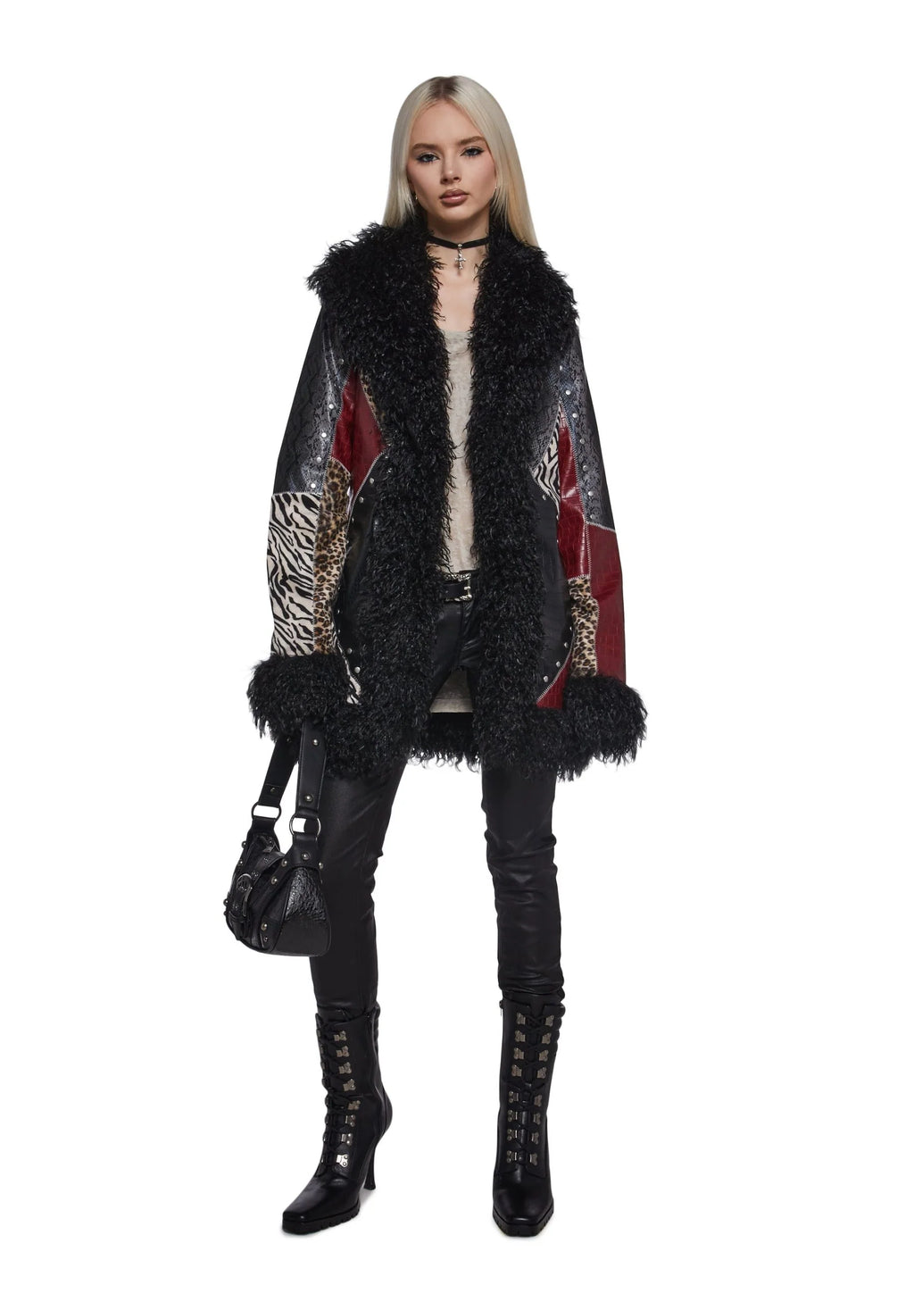 Savage Ways Patchwork Coat