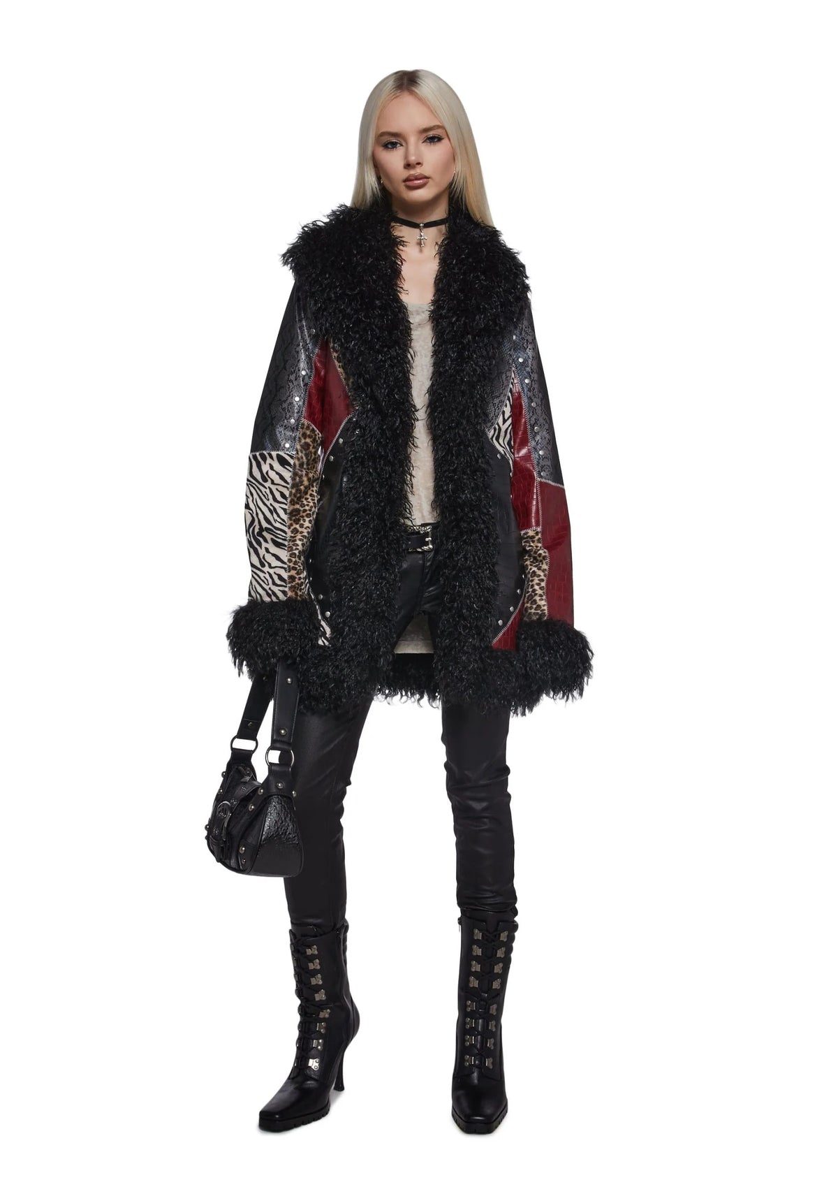 Savage Ways Patchwork Coat