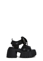 Utopia Platform Sandals – Black