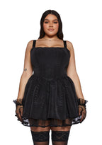 Plus Magic Moves Corset Dress – Black