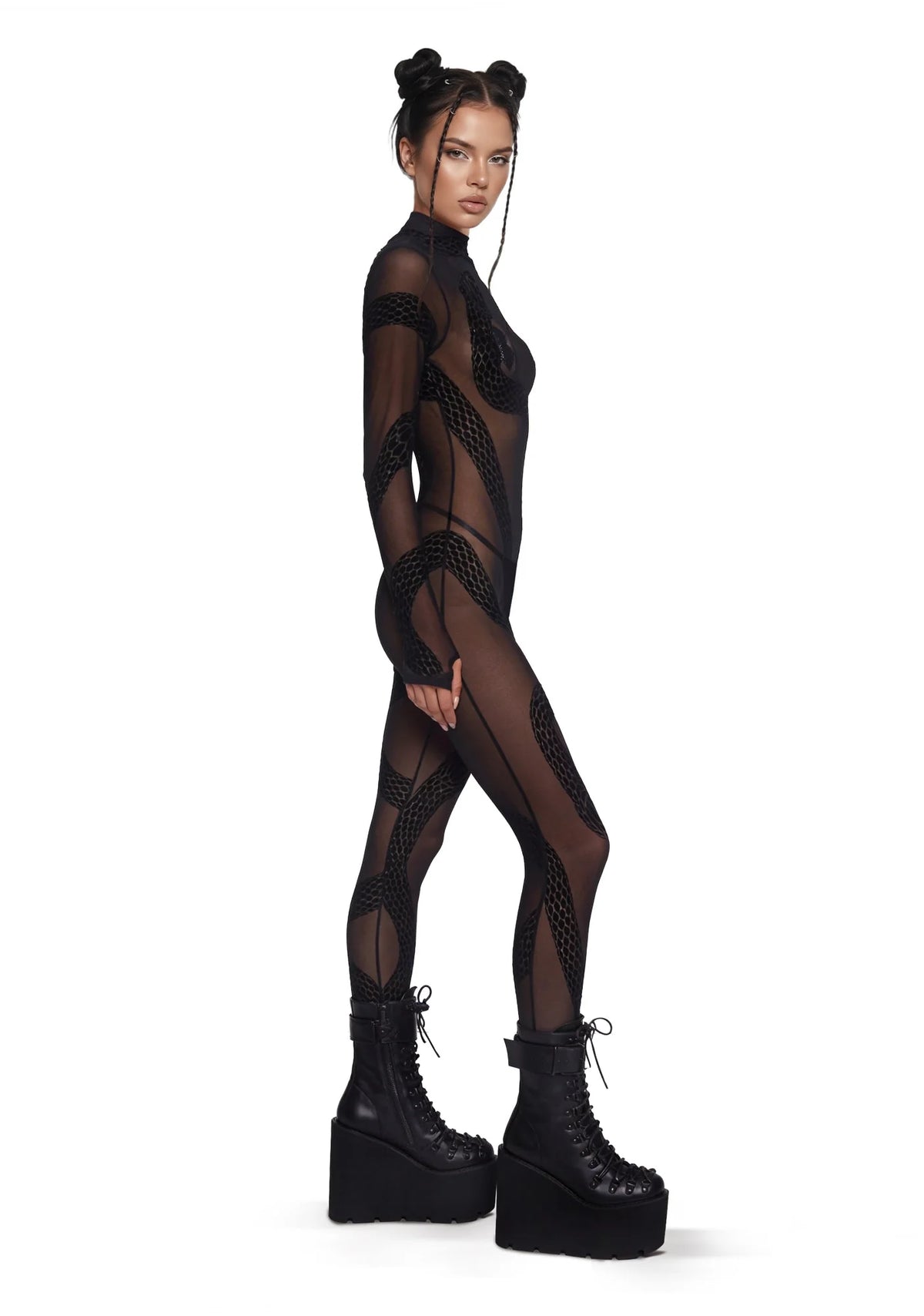 Crash N’ Burn Mesh Catsuit