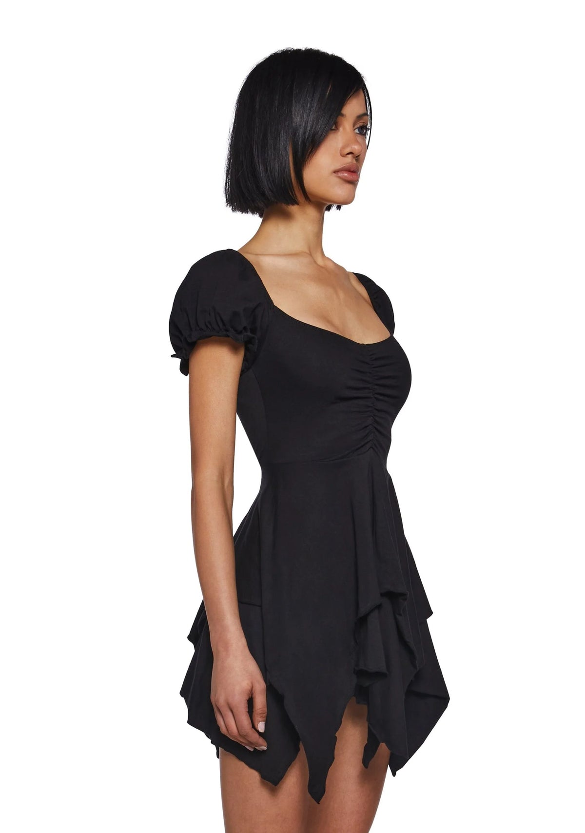 Chasin’ Rainbows Mini Dress – Black