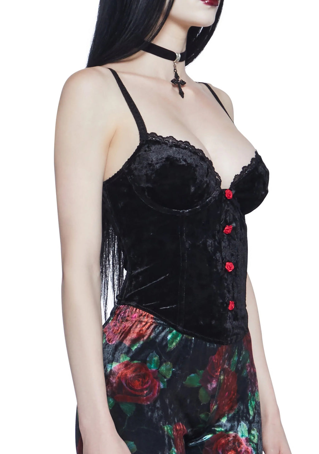 Covet You Corset Top – Black