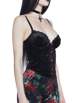 Covet You Corset Top – Black