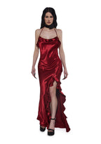Envy Appeal Satin Maxi Dress