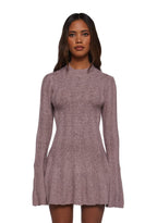 Cafe Reverie Mini Dress – Purple