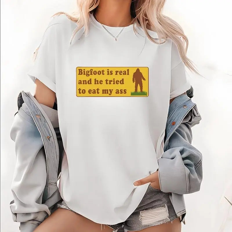 Funny Meme Shirt, Bigfoot Is Real Shirt