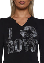 Recycling Mood Long Sleeve Tee