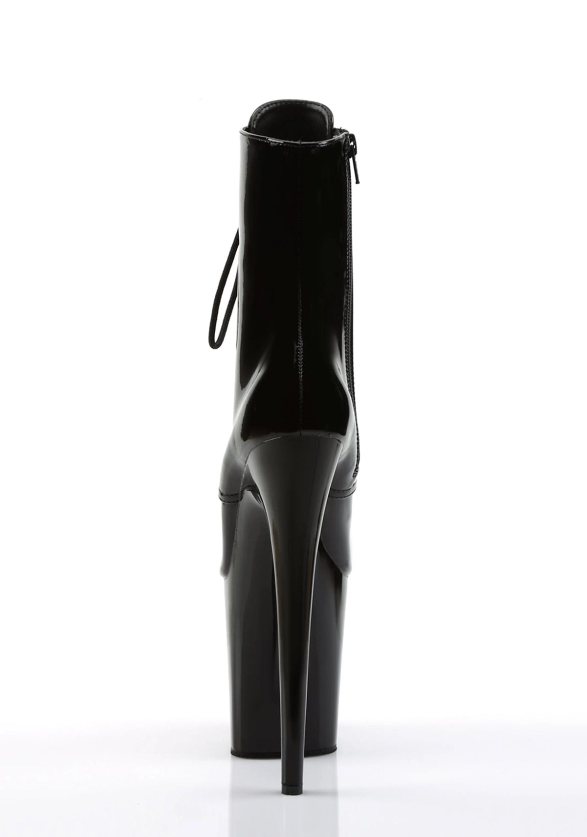 Flamingo-1020 Platform Ankle Boots-Black
