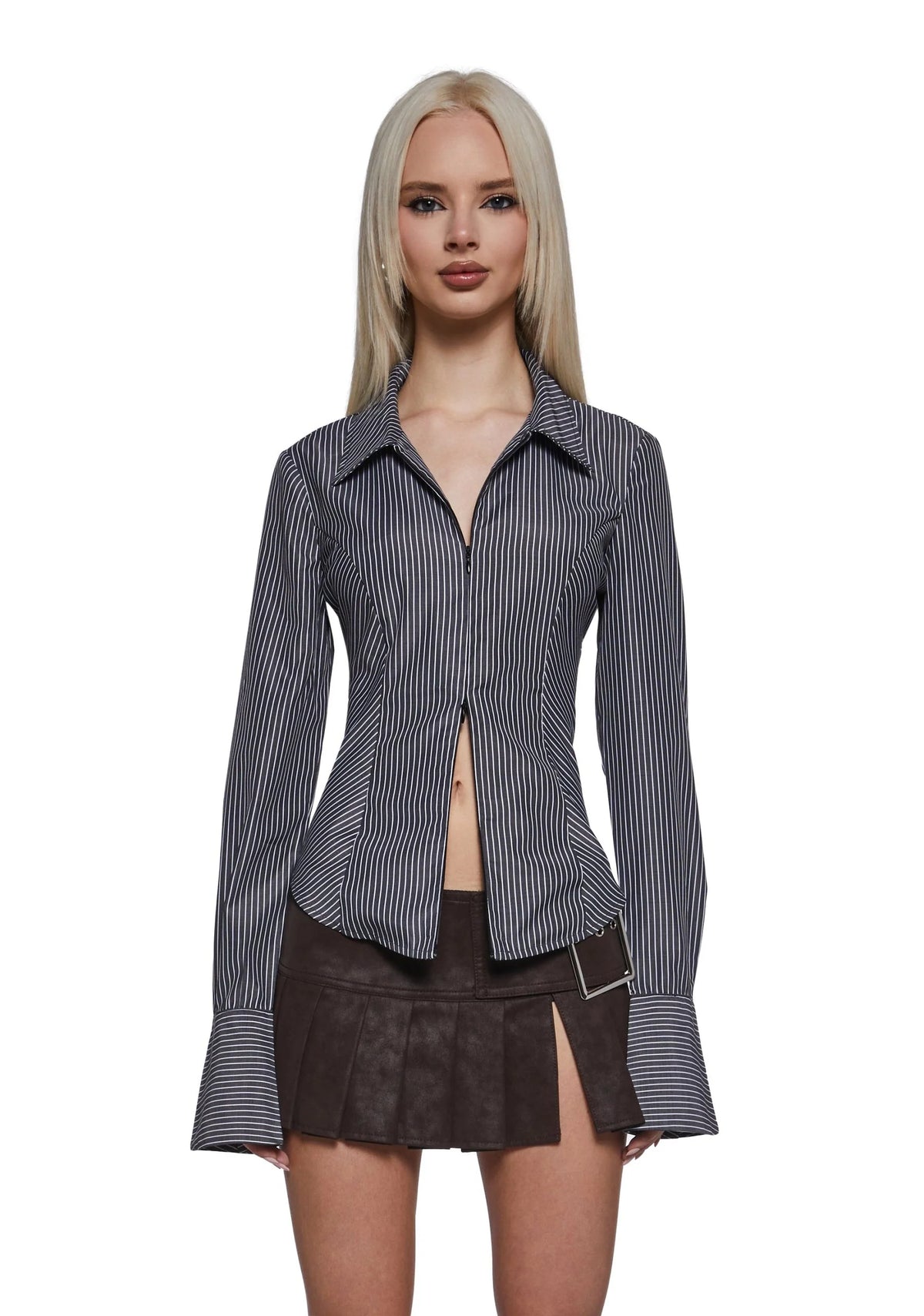 Pretty Trouble Poplin Blouse