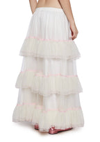 Not Shy Tiered Midi Skirt