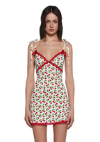 Sweet Sunset Mini Dress – Red