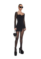 Coveted Darkness Mini Dress