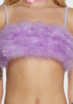 Lala La Fleur Boob Tube- Purple