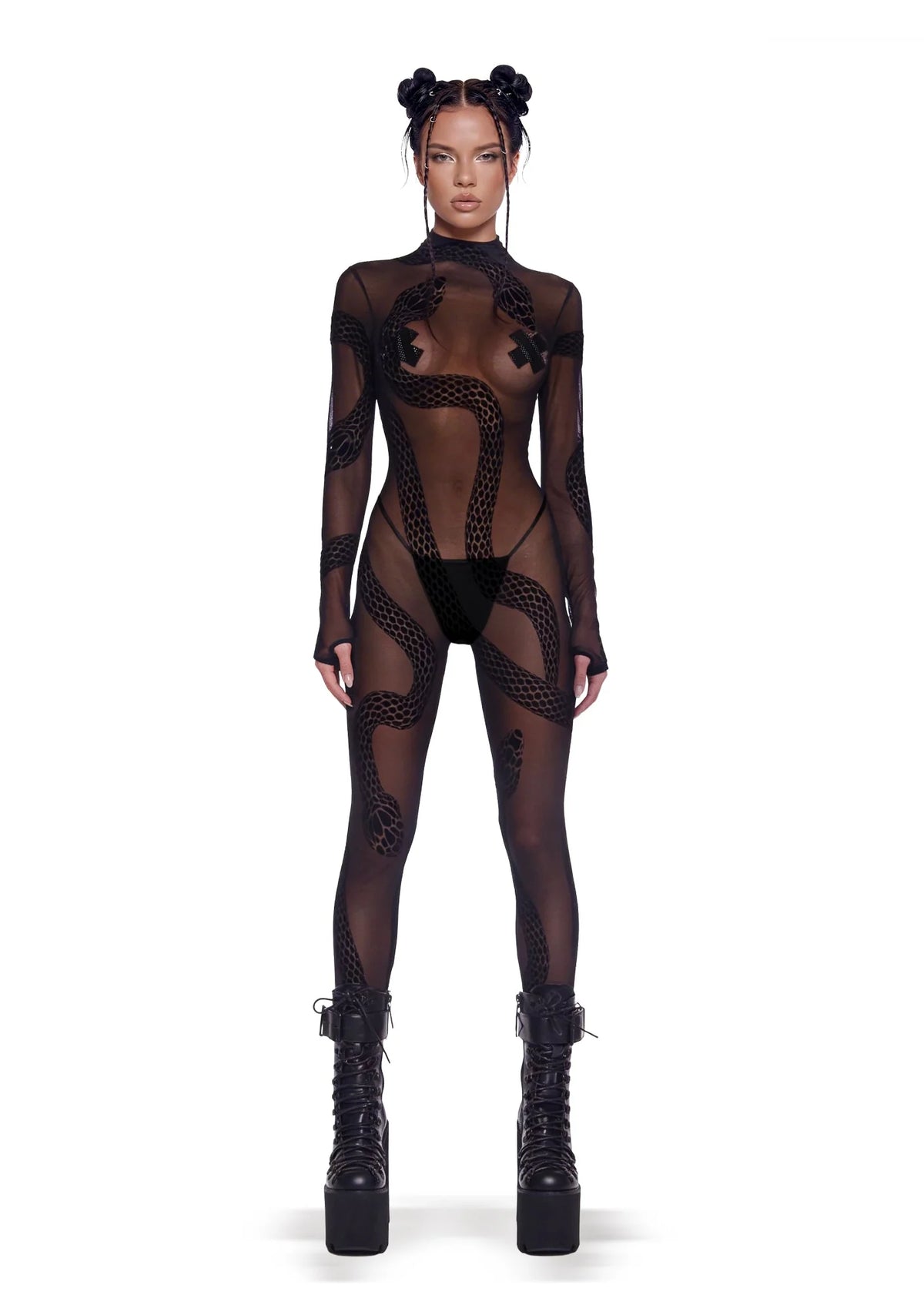 Crash N’ Burn Mesh Catsuit