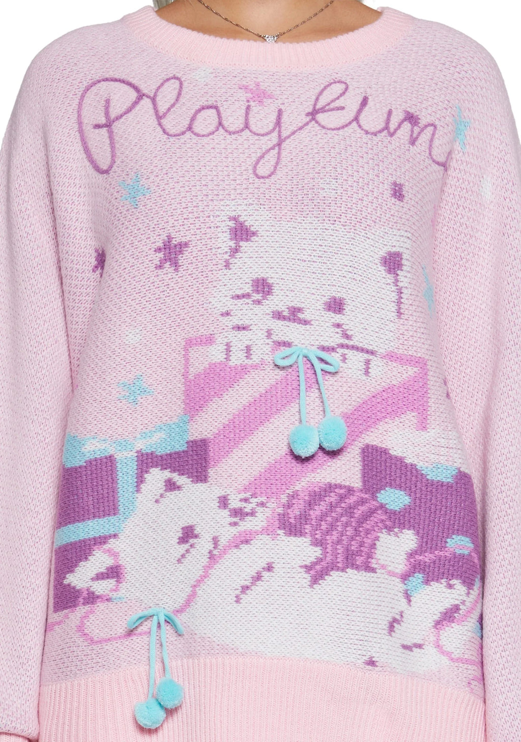 Paws And Surprises Intarsia Sweater