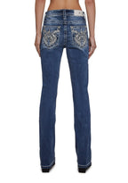 32″ Mid Rise Boot Cut Jeans