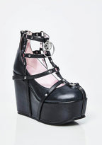 Poison-25-1 Platform Wedge Booties