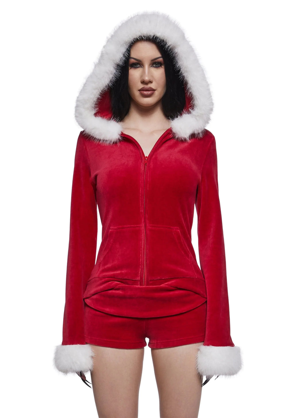 Sleigh Bell Sweatheart Shorts Set
