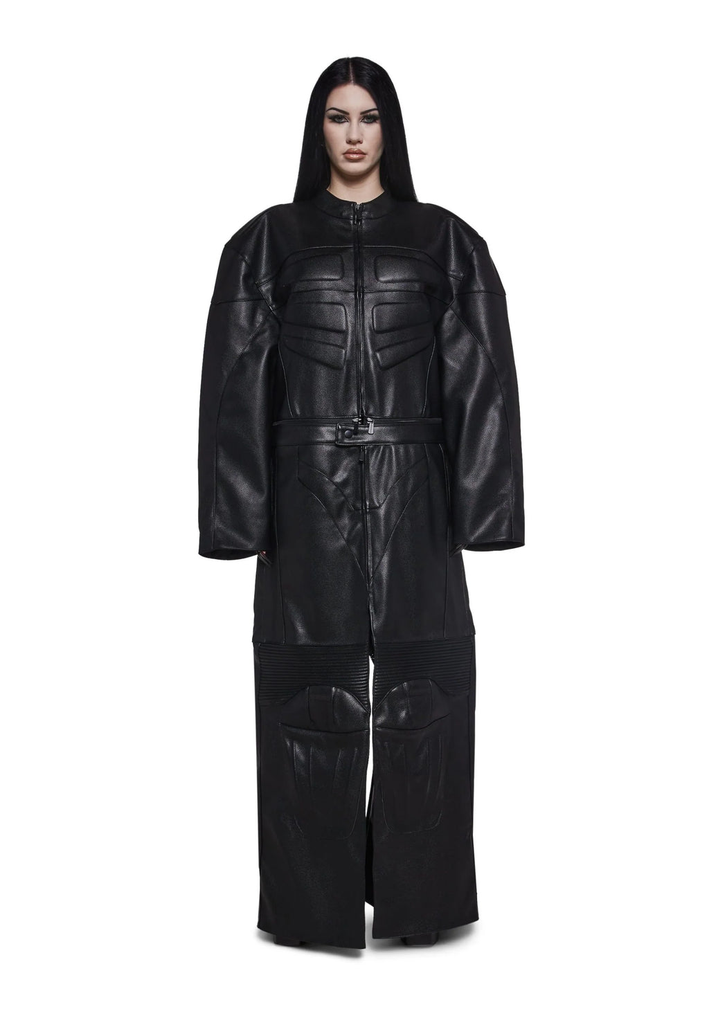 Detachable Motocross Long Coat