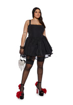 Plus Magic Moves Corset Dress – Black