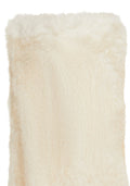 Ahsoka Foldover Flat Boots – White