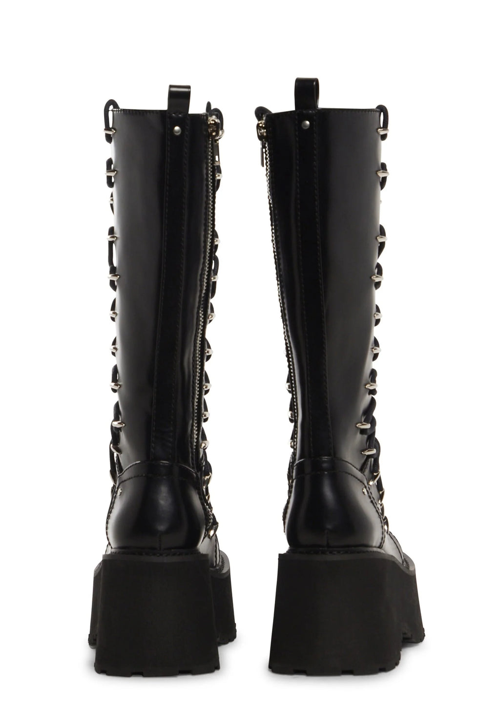 Glam Grit Knee High Boots