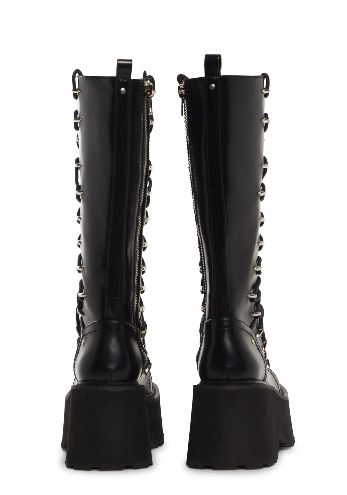 Glam Grit Knee High Boots