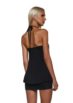 Ciska Brass Knuckle Bubble Mini Dress