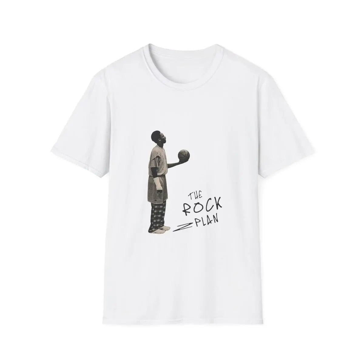 Basketball Player Illustration, Minimal Graphic Tee