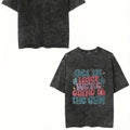 Men'S & Women'S Funny Gym T-Shirt - Vintage Washed Oversized Fit with "Everything Hurts & I'm Hungry" & "Get In Loser We're Going to the Gym" Slogans - Dark Gray Retro Workout Shirt with joyful Face & Motivational Print - Relaxed