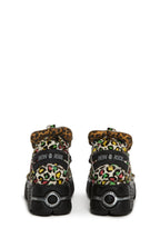 M-120N-C89 Chunky Leopard Oxford Shoes