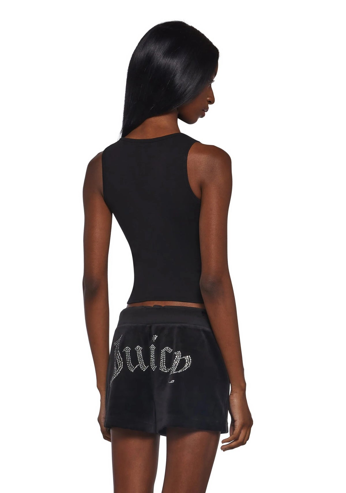 Big Bling Couture Tank Top – Black