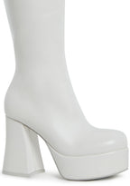 Flirty Flair Go Go Boots – White