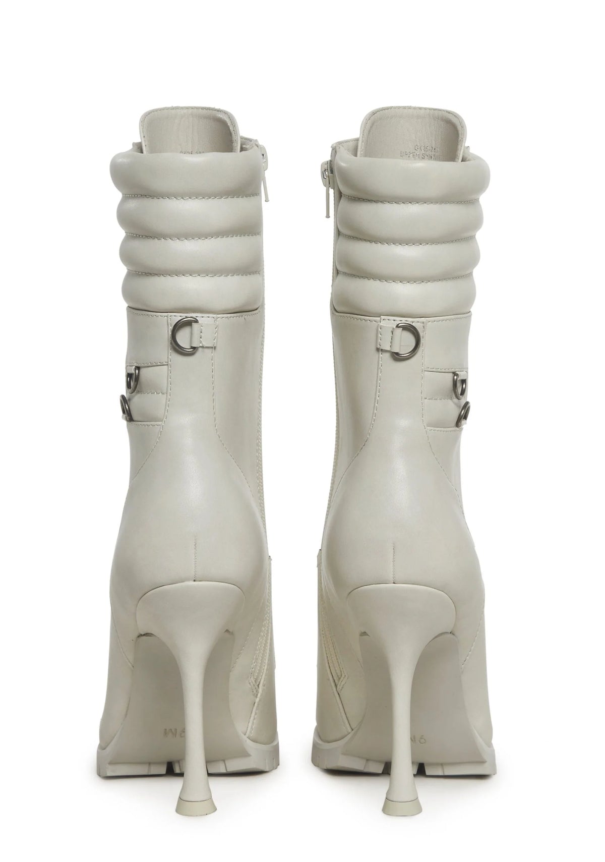 Future Frenemy Heeled Booties – White
