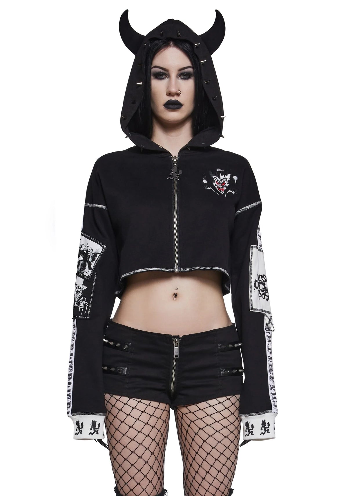 Boogie Woogie Wu Cropped Hoodie