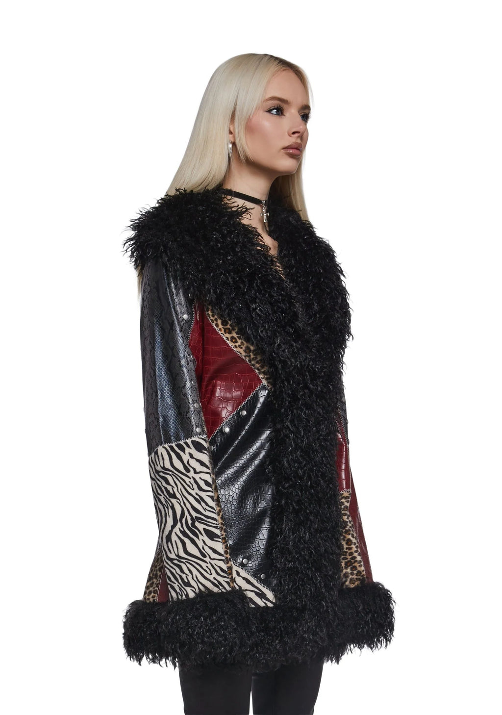 Savage Ways Patchwork Coat