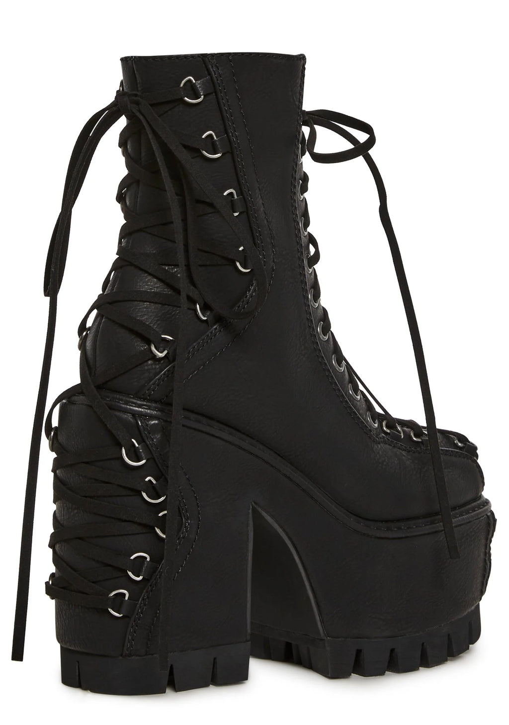 Woodland Lucid Dream Corset Boots – Black