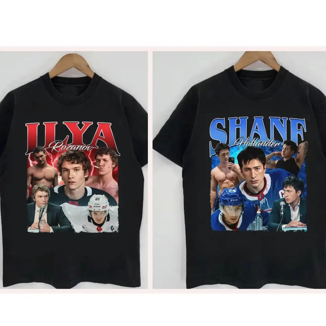 Heated Rivalry Characters Shirt, Heated Rivalry Hockey Tshirt, Rosanov Shirt, Sports Drama Fan Gift, Shane Hollander, Ilya Rozanov
