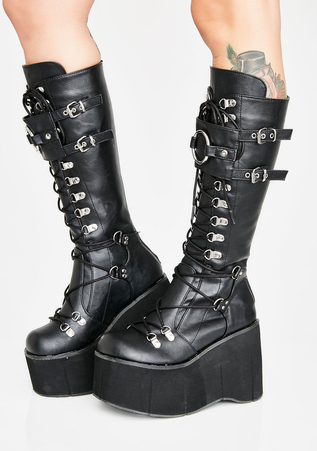 KERA-200 Platform Knee High Boots